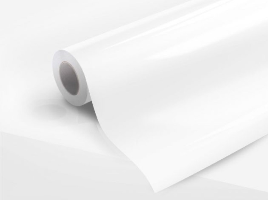 Vinyle adhésif blanc brillant TACKSIGN